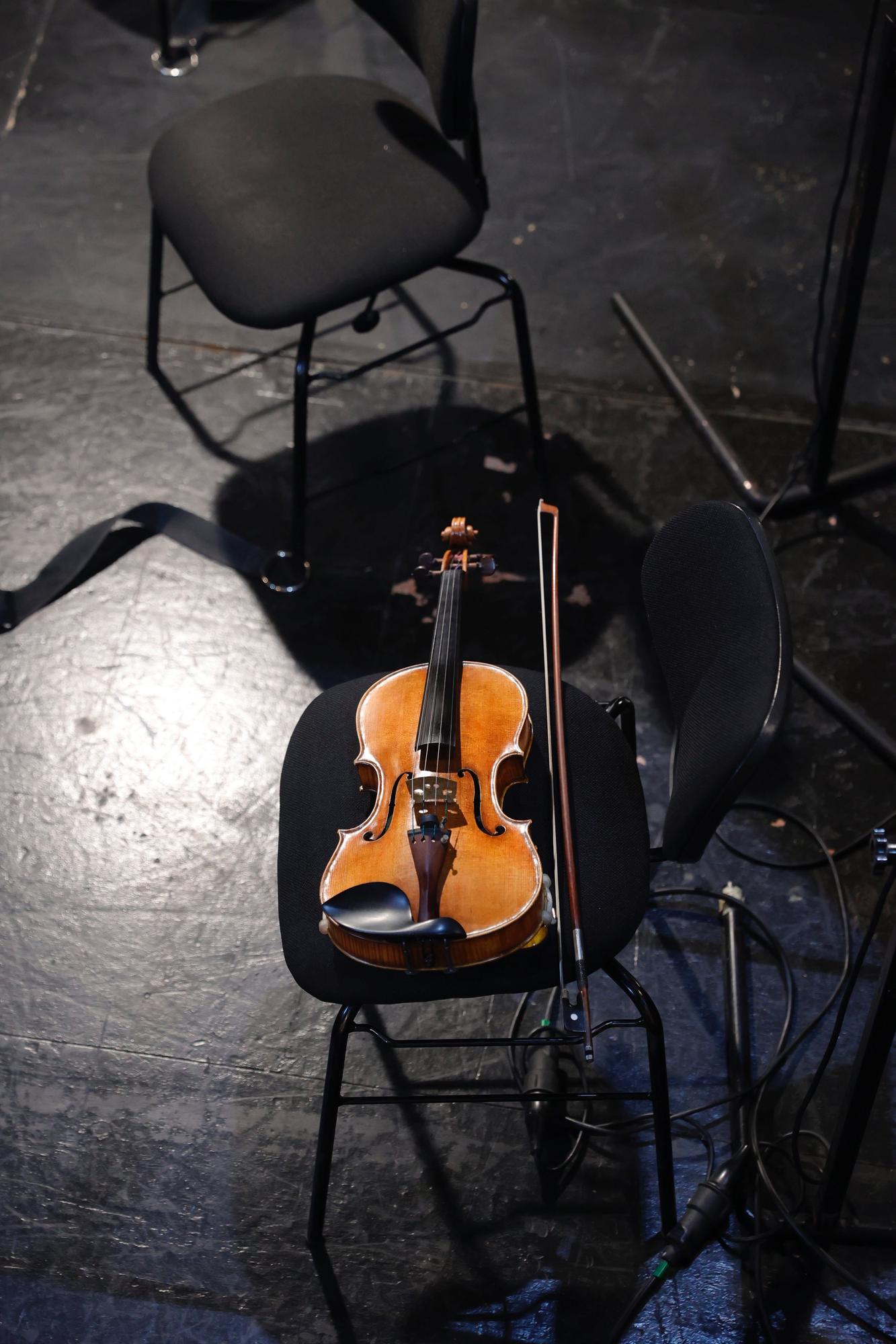 Ensayo de la ópera Don Giovanni en el teatro Campoamor