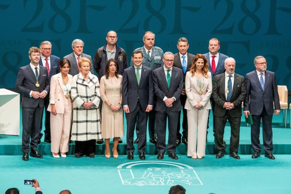 Acto entrega Medallas de Andalucía en el día ...