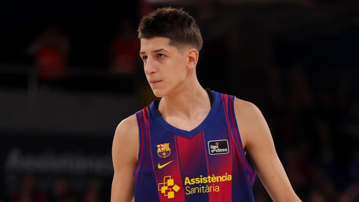 Kusturica, el jugador más joven en anotar en la ACB con el Barça