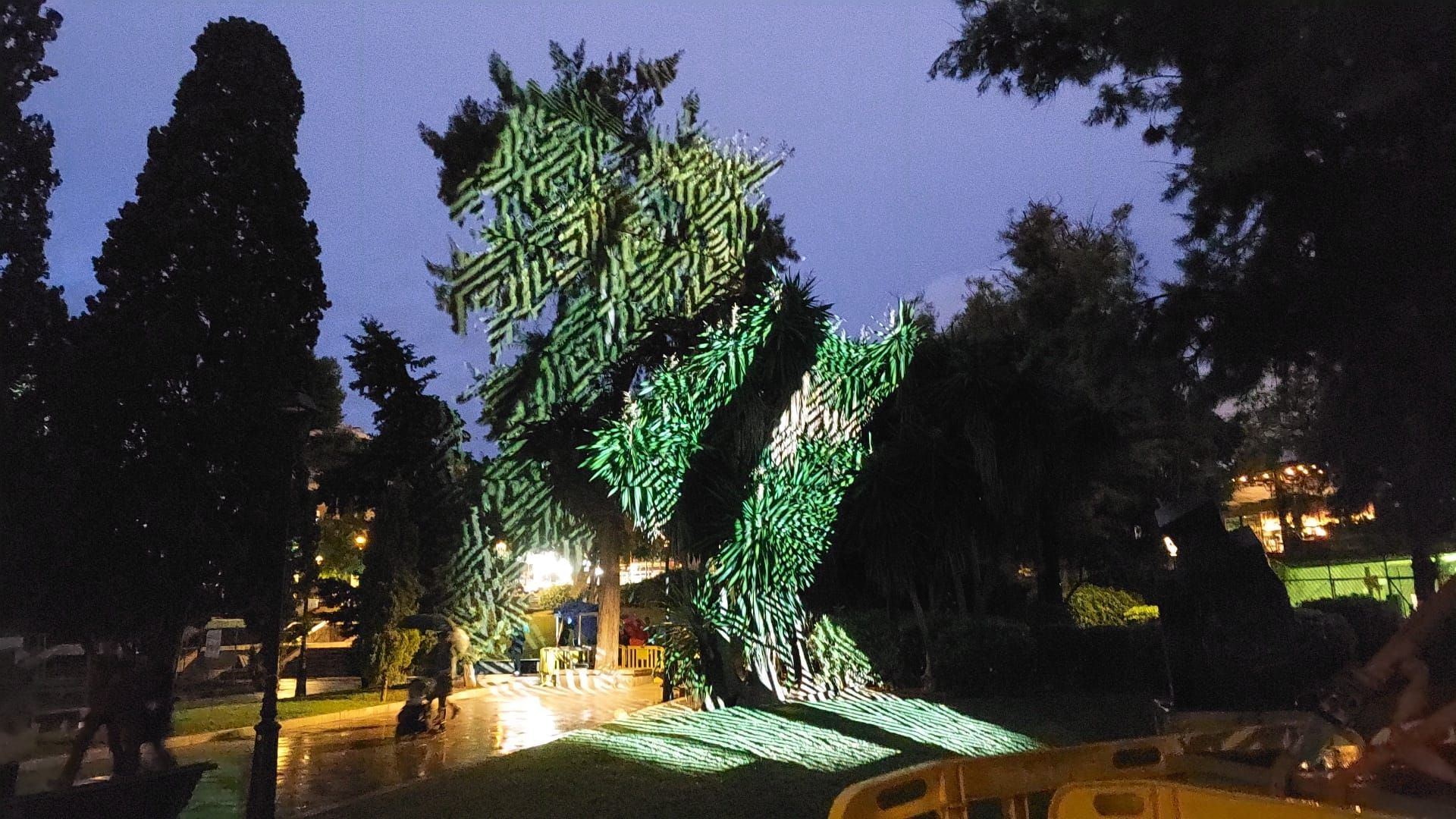 So bunt ist das vorweihnachtliche Lichterspektakel in Palma de Mallorca