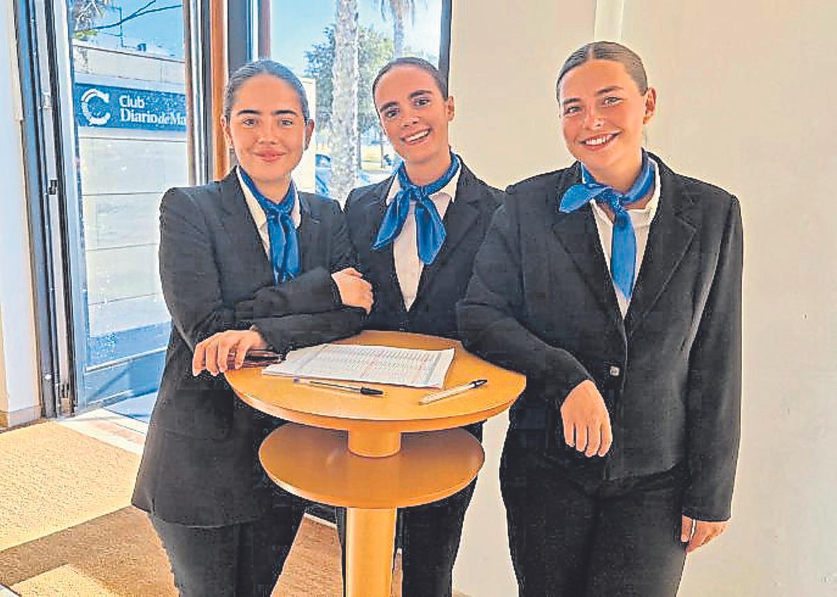 Emilia Fos, Raquel Reynés y Carme Caño.