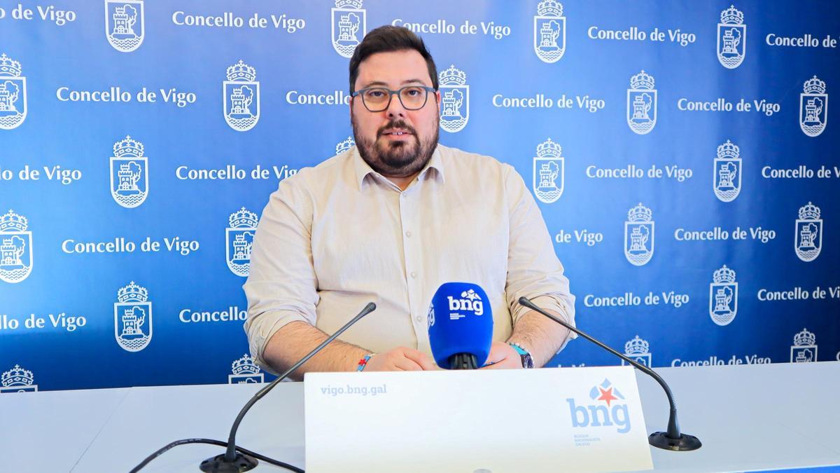 El portavoz del BNG en Vigo, Xabier P. Igrexas.