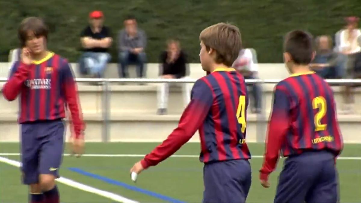 Ya despuntaba desde niño... El increíble vídeo de Nico González con las mejores jugadas de su etapa en La Masia