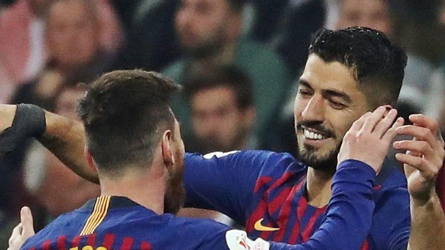 Intercanvi de missatges entre Messi i Suárez amb dards a la junta del Barça