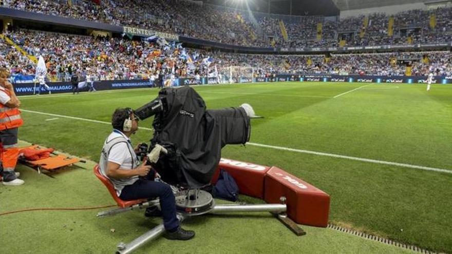 Una de las principales cámaras con las que se retransmiten los partidos de fútbol en televisión.