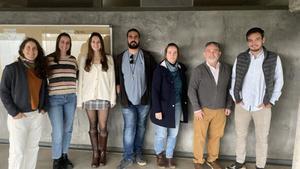 Los investigadores María Benito, Ana Pérez, María Martín, Eduardo J. García, Salomé Martínez, Juan M. Alonso y David Risco.