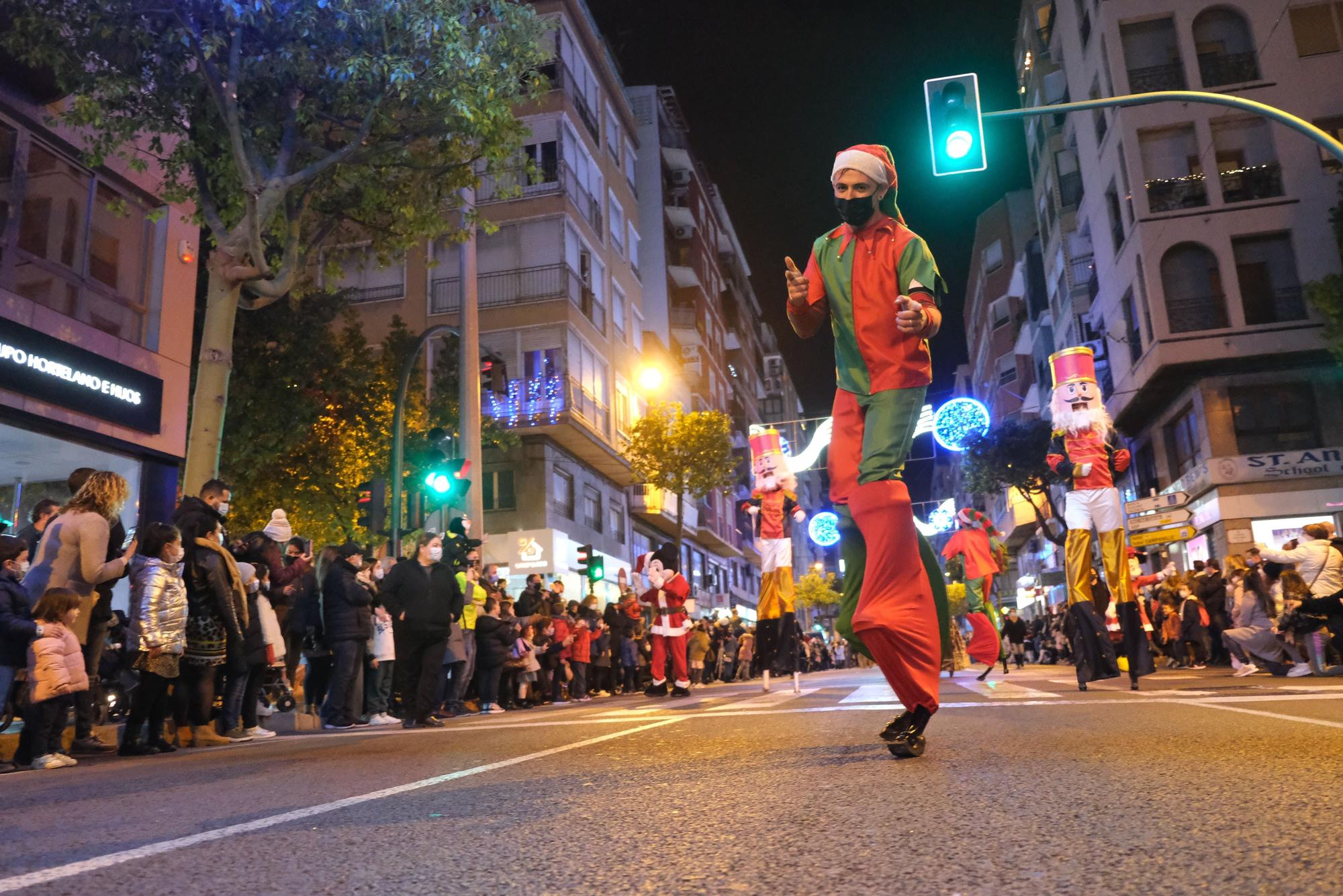 Cabalgata de Papá Noel en Elche