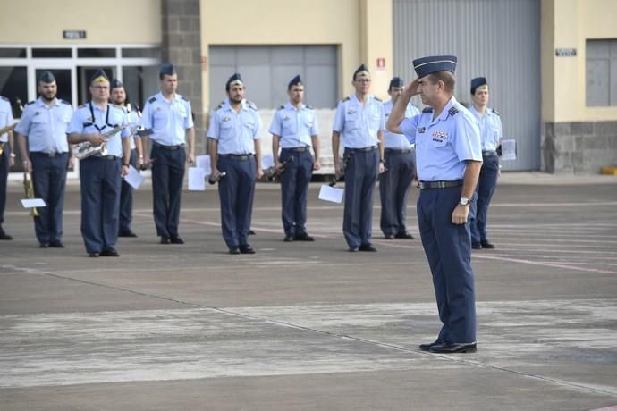 CANARIAS Y ECONOMIA 18-01-2019 BASE AEREA DE GANDO. TELDE-INGENIO. Ejército del Aire. Bienvenida del escuadrón del 10ª contingente del destacamento rappa en Sigonella.  FOTOS: JUAN CASTRO