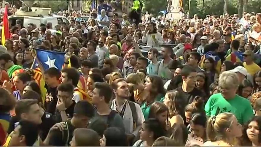 Miles de personas se movilizan en Barcelona