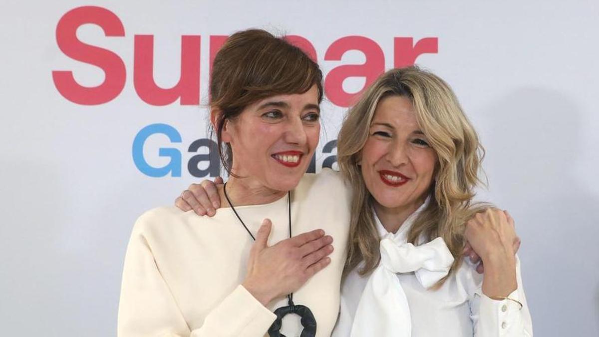 Proclamación de Marta Lois como candidata de Sumar a la presidencia de la Xunta de Galicia. XOÁN ALVAREZ