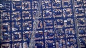 Foto aérea de Barcelona, en 1989.