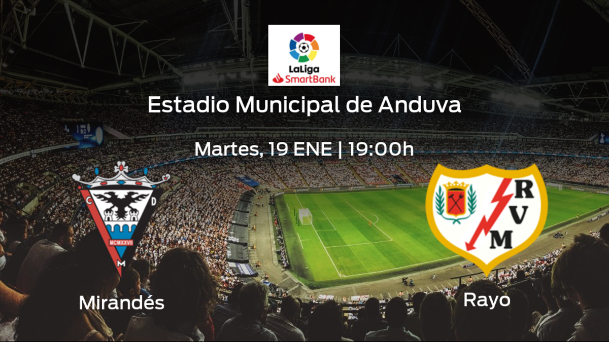 Previa del partido de la jornada 21: CD Mirandés contra Rayo Vallecano