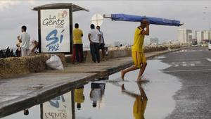 Publicidad cara al plebiscito en Cartagena.