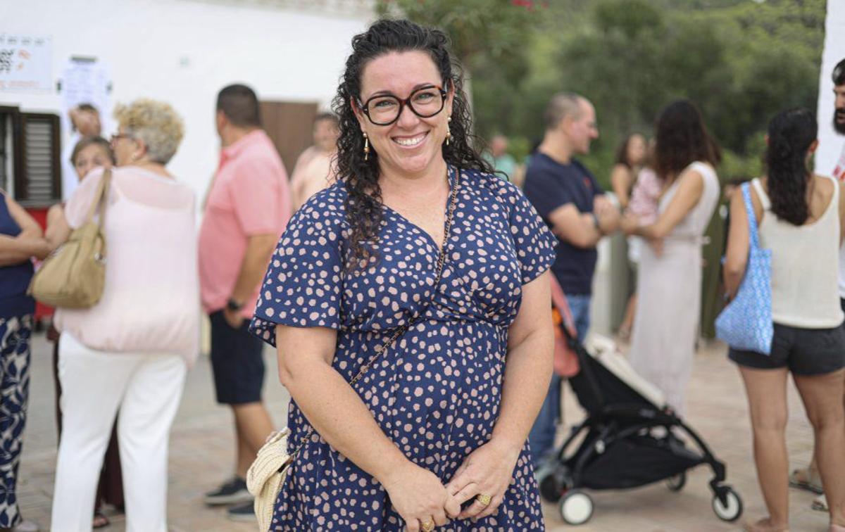 Inés Ribas, vecina de Sant Agustí. |