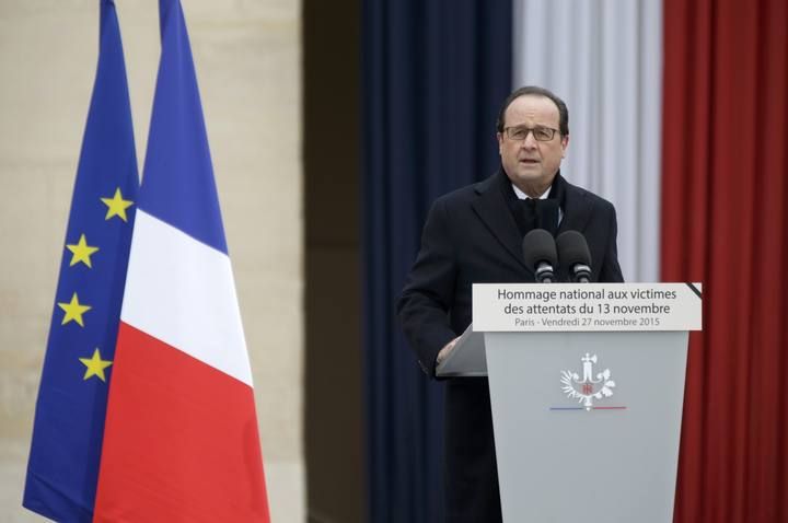 Homenaje a las víctimas del 13-N en París