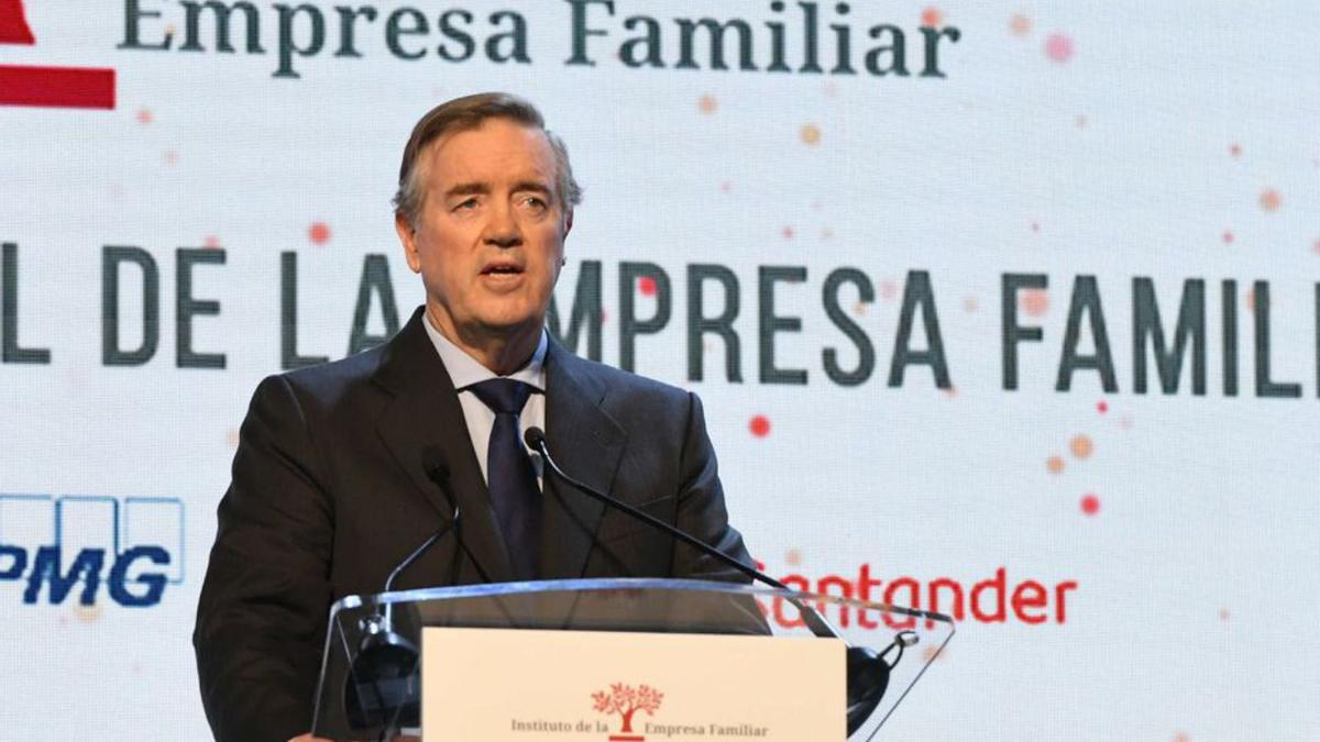Andrés Sendagorta en la cloenda del congrés de l’IEF. | RAFA MARTÍN