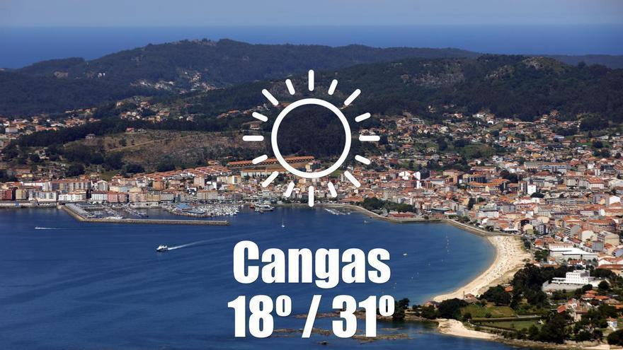 El tiempo en Cangas: previsión meteorológica para hoy, lunes 27 de julio