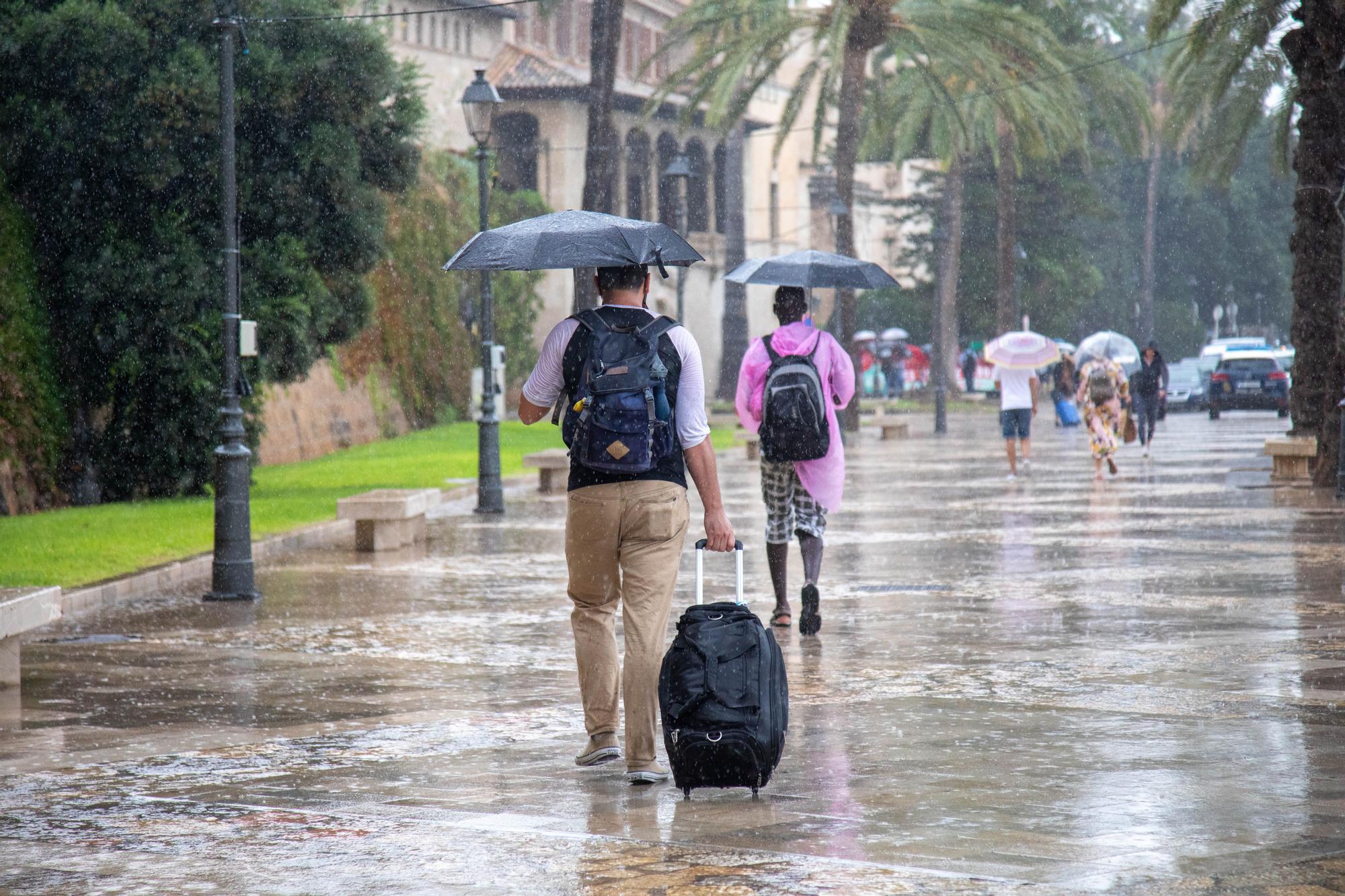 La Aemet ha decretado la alerta amarilla en Mallorca por precipitaciones que podrían ser localmente fuertes