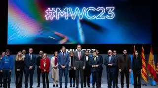 El Rey reafirma el compromiso con la defensa de Ucrania en la inauguración del MWC