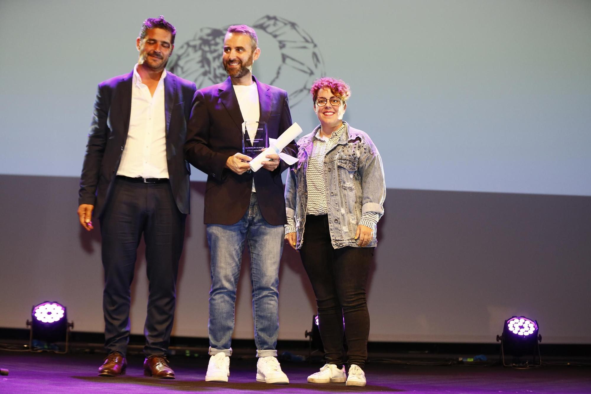 Así es un viernes 13 en la Festa do Marisco de O Grove.