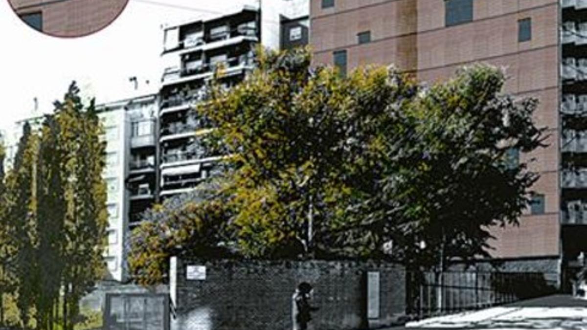 'LA PELL ENROTLLABLE' 3 Alex Flores y Lara Sierra plantean revestir la medianera con un elemento cotidiano propio del paisaje de Barcelona: la persiana enrollable.
