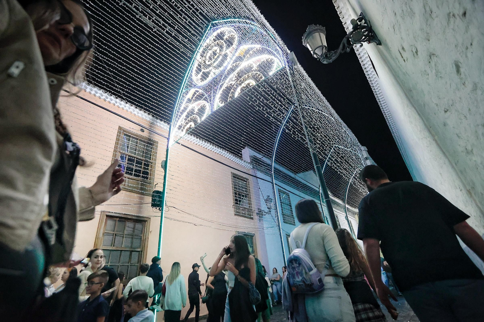 Encendido del alumbrado navideño de La Laguna