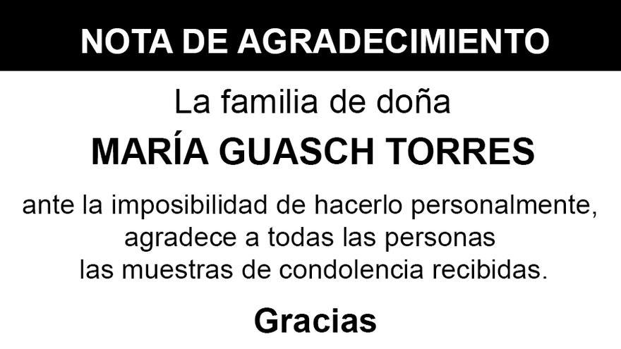 Nota María Guasch Torres