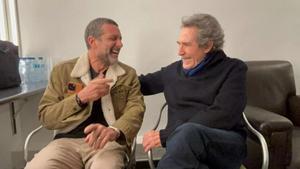 Jaime Anglada con Miguel Ríos en el Auditorium de Palma