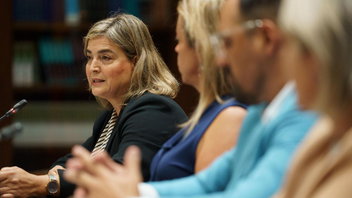 María Méndez, administradora general de RTVC, en el Parlamento.