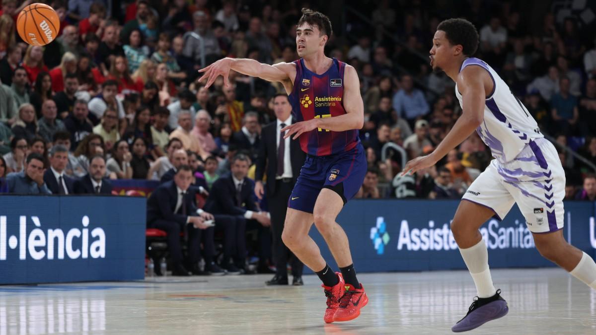 Juan Núñez, en el partido de Liga Endesa ante Bilbao Basket
