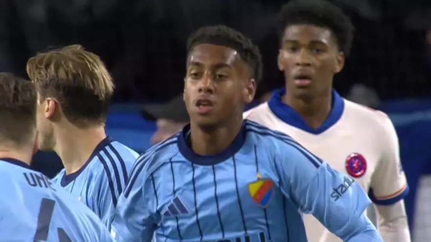 Alemayehu anotó el gol del honor para el Djurgården