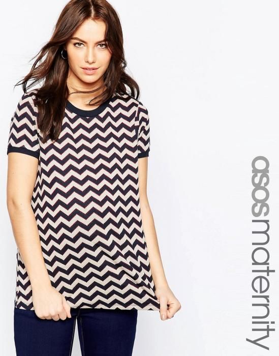 Top con estampado en zigzag de Maternity 20,99 €