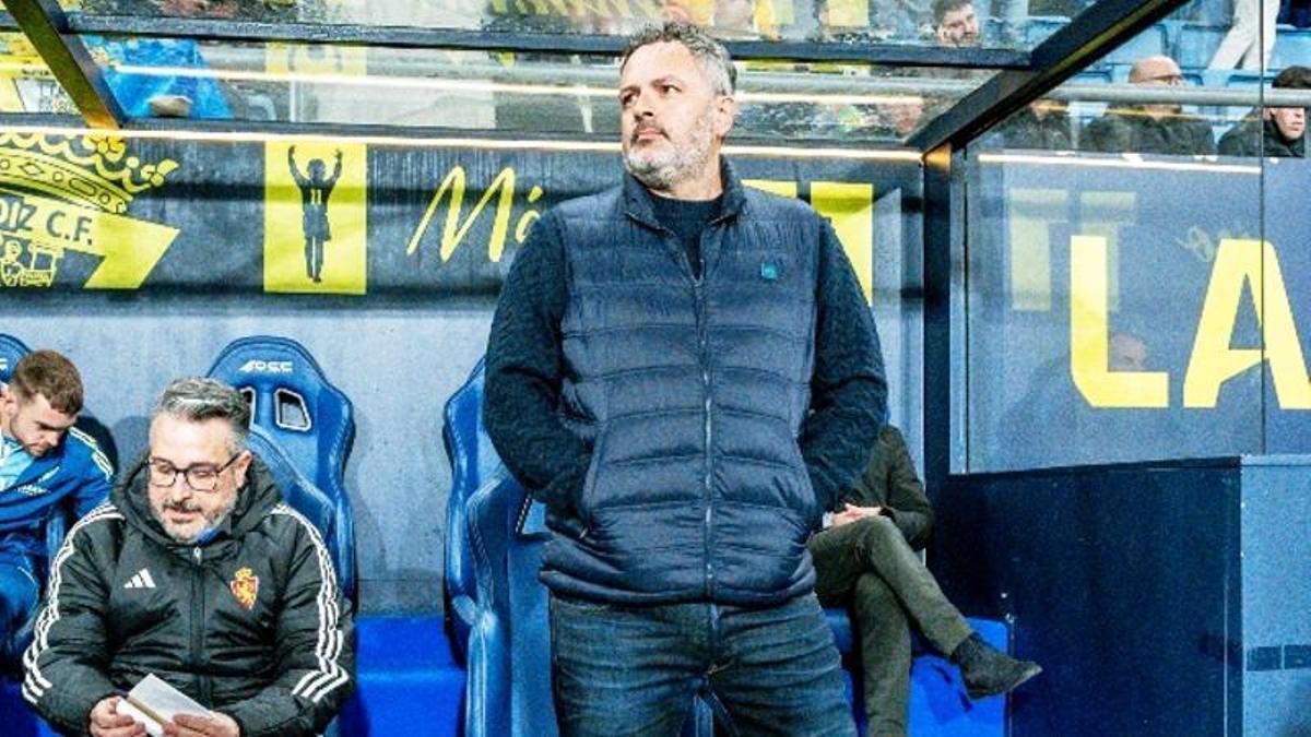 David Navarro, en su debut en Cádiz, saldado con un triunfo del Real Zaragoza.