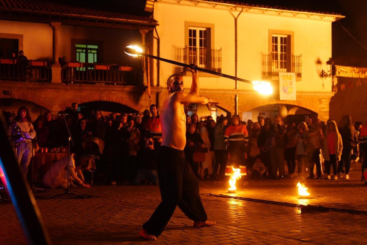 Uno de los espectáculos de la fiesta.