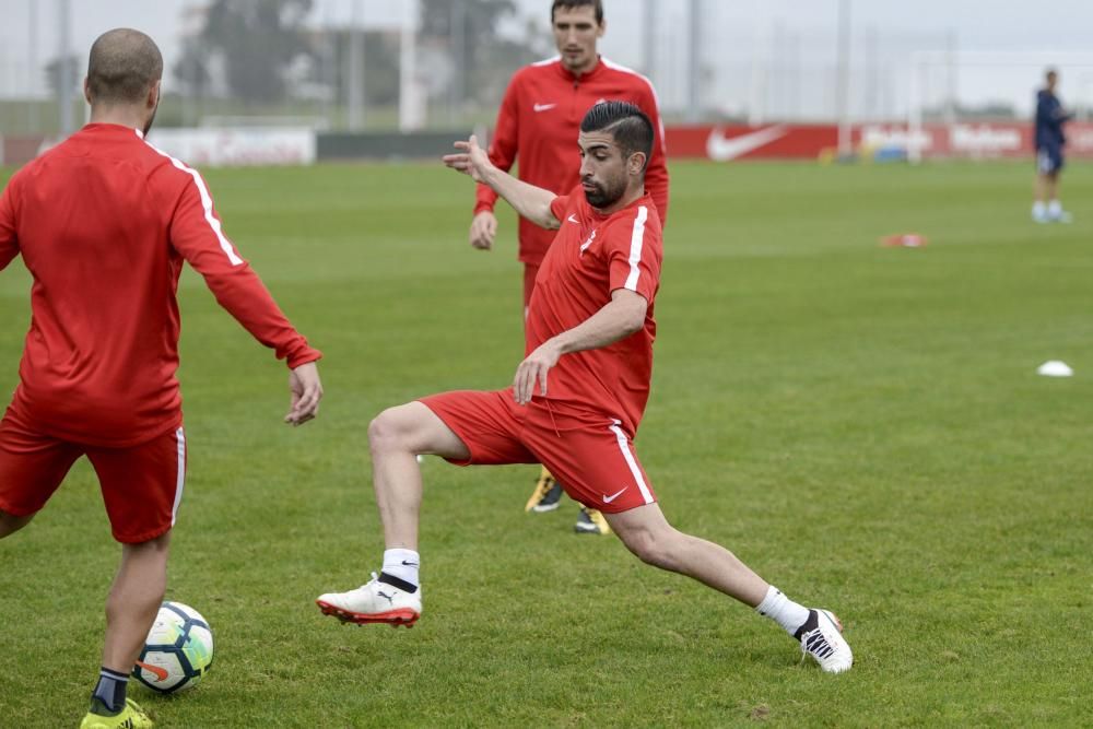 Entrenamiento del Sporting