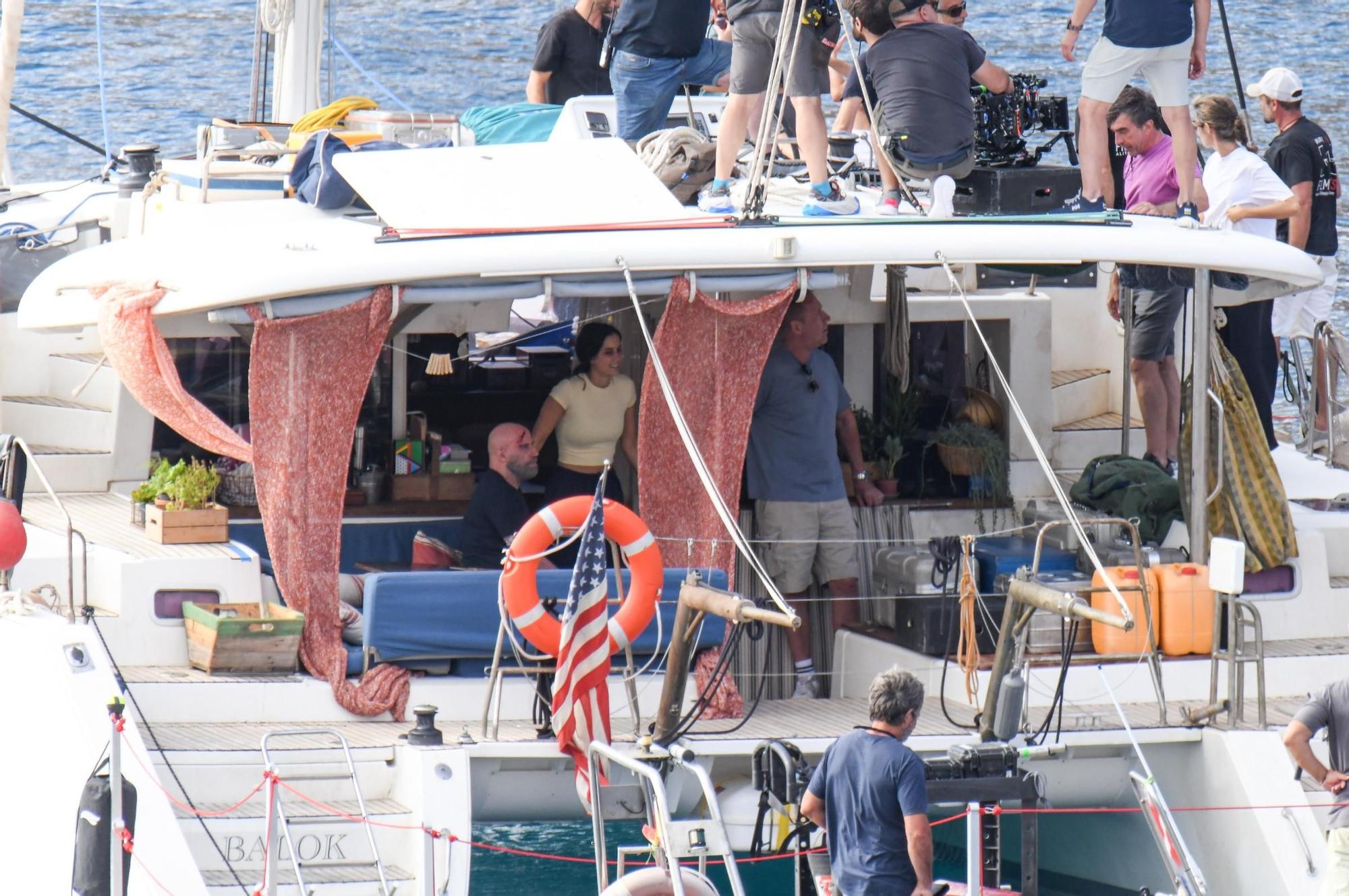 John Travolta sigue su rodaje en aguas de Gran Canaria