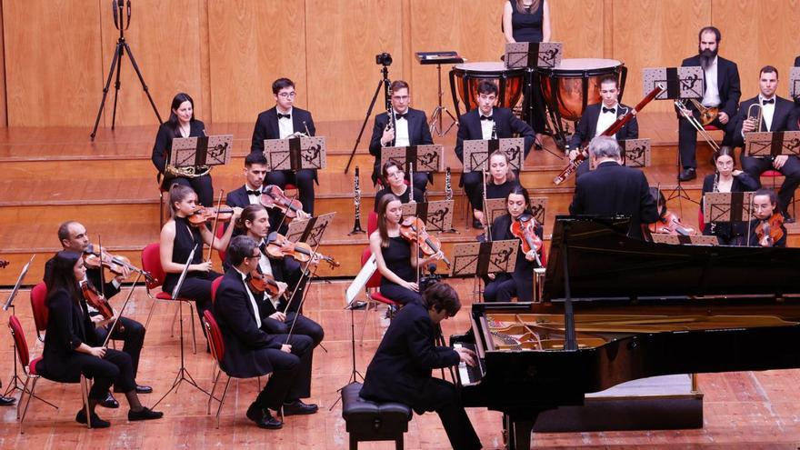 El concierto tuvo lugar ayer en el Teatro Afundación.   | // ALBA VILLAR