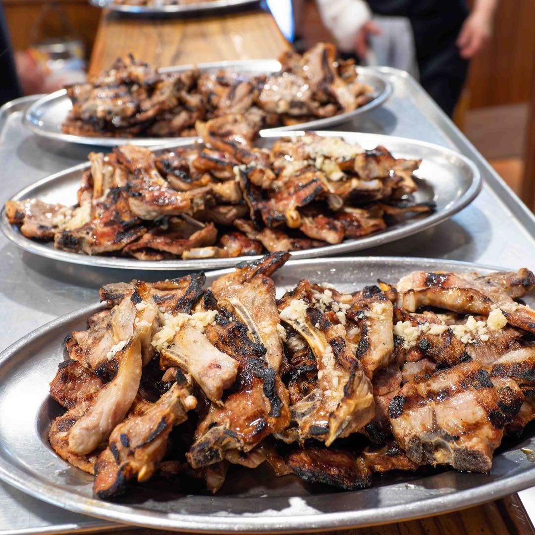 Costillas de ternasco a la brasa de Casa Royo