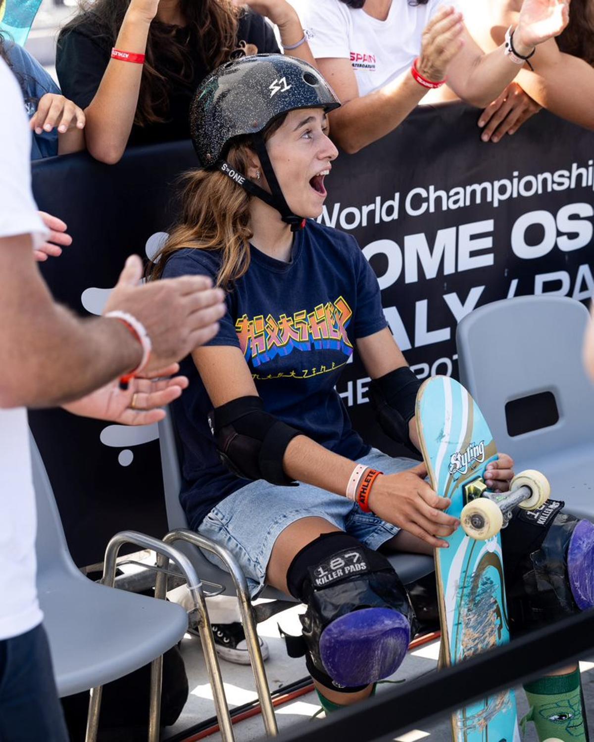 Naia Laso, la ‘skater’ basca de 14 anys que mira als Jocs de París