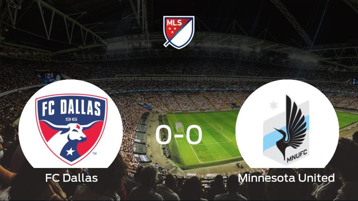 El FC Dallas y el Minnesota United empatan sin goles en el Toyota Stadium (0-0)