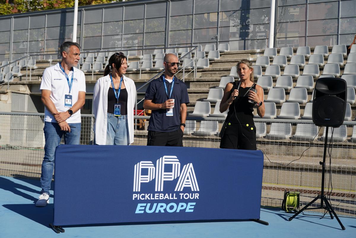 Momento de la presentación del PPA Picleball Tour