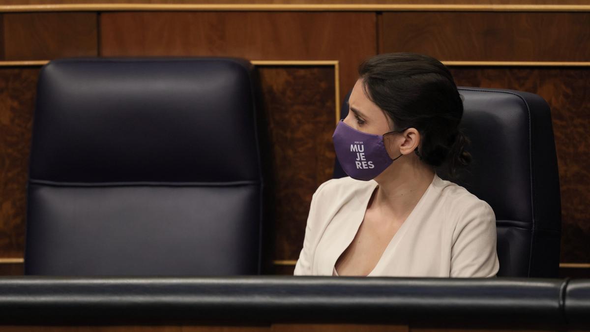 La ministra de Igualdad, Irene Montero.