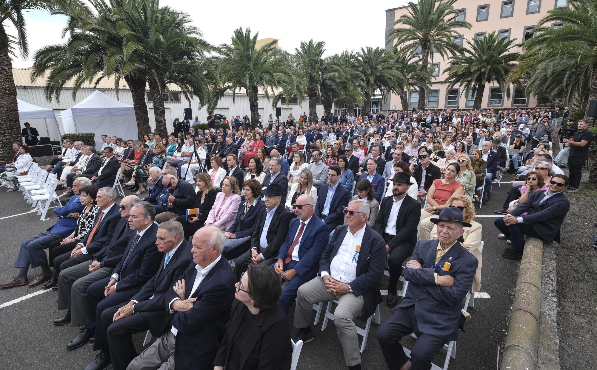 Ambiente durante el acto institucional por el 35 aniversario de la Universidad de Las Palmas de Gran Canaria