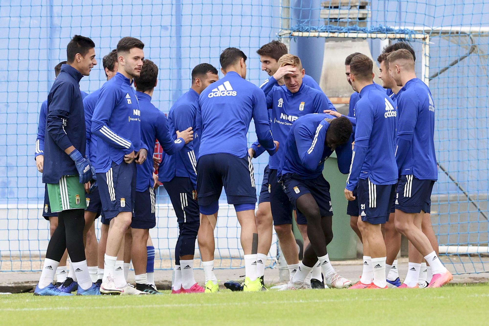 Las imágenes del entrenamiento del Oviedo