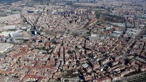 Una imagen panorámica de la Barcelona metropolitana.