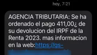 ¿Has recibido un SMS sobre tu Declaración de la Renta? No te confundas porque puede ser una nueva estafa