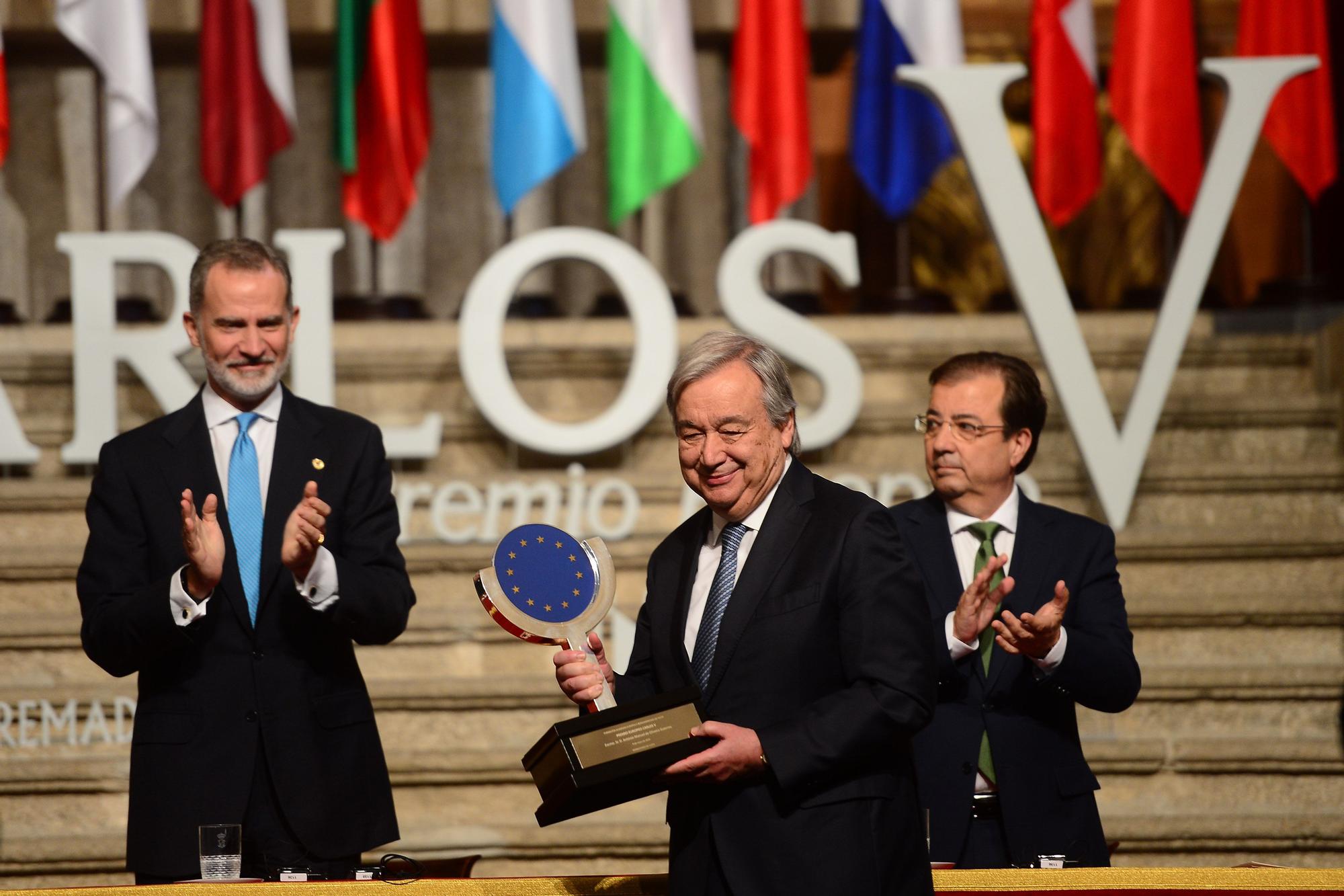 GALERÍA | Las imágenes de la entrega de la décimo sexta edición del Premio Europeo Carlos V