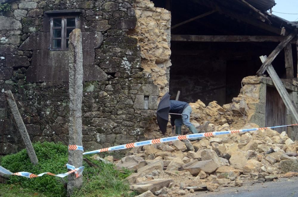 Las mejores imágenes que nos ha dejado el temporal Fabien en Galicia. // FdV