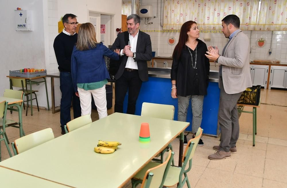 Fernando Clavijo y Héctor Suárez visitan Telde