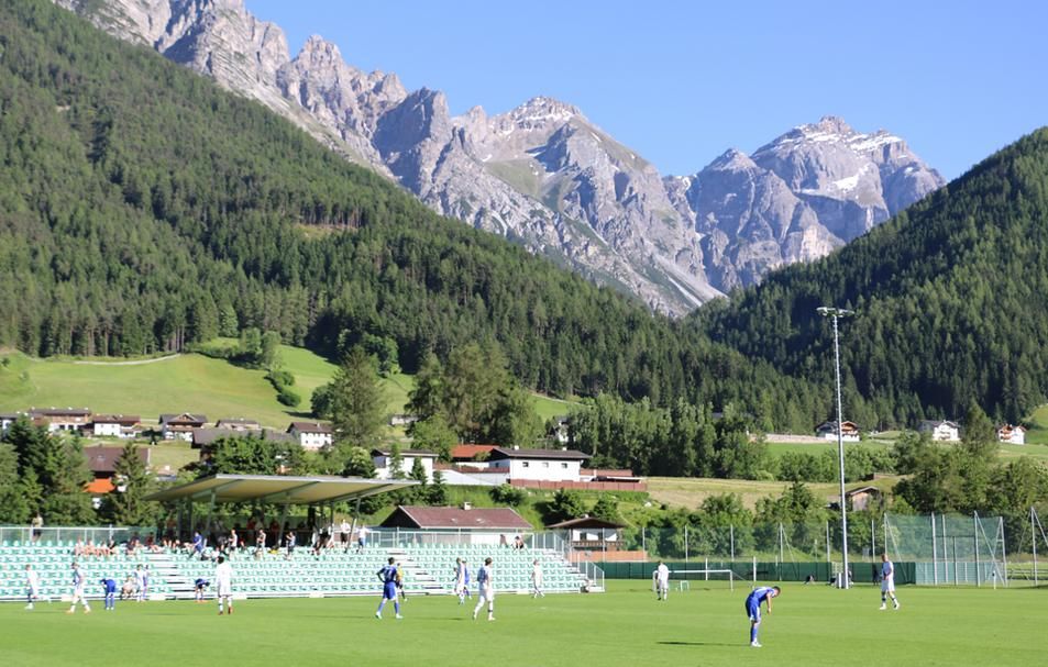 Lugar de concentración del Mallorca en Fulpmes (Austria)